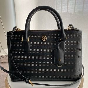 TORY BURCH Robinson double zip tote